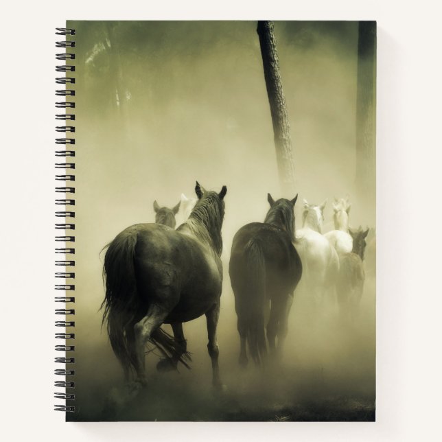 Cuaderno Portátil para caballos para amantes de caballos (Anverso)