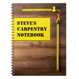 Cuaderno Portátil para carpintería personalizada
