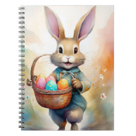 Cuaderno Portátil para conejitos de pascua de pascua de fan