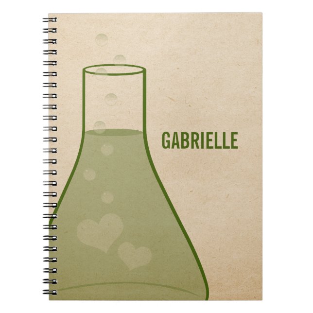 Cuaderno Portátil para el Beaker caprichoso, verde (Frente)
