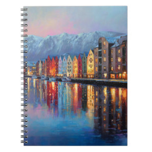 Cuaderno Portátil para el brillo de luz solar del puerto nó