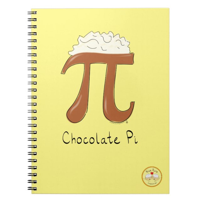 Cuaderno Portátil para el Día de la Matemática Cuta de Choc (Frente)