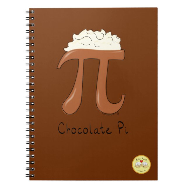 Cuaderno Portátil para el Día de la Matemática Cuta de Choc (Frente)