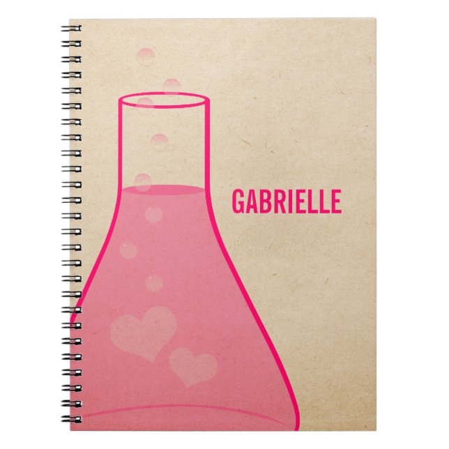 Cuaderno Portátil para el vaso de agua, rosa (Frente)