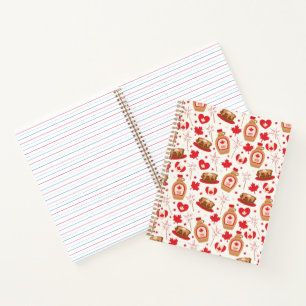 Cuaderno Portátil para Fiestas del Día de Canadá