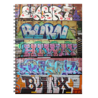 Cuaderno Portátil para graffitis en el tren