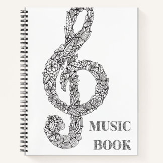 Cuaderno Portátil para música