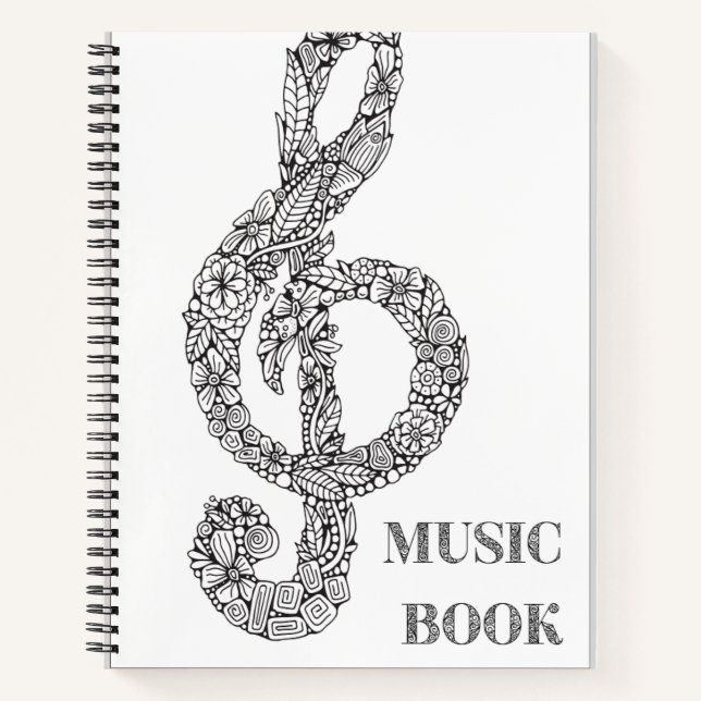 Cuaderno Portátil para música (Anverso)
