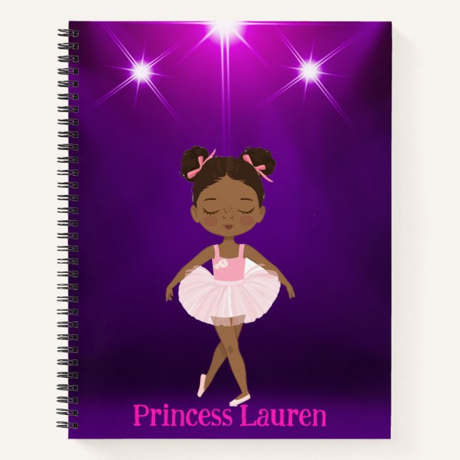 Cuaderno Portátil para niños bailarines personalizados (Anverso)