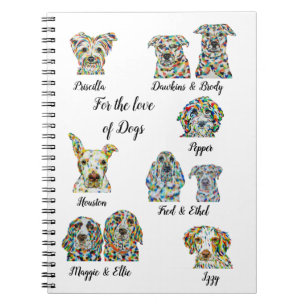 Cuaderno Portátil para perros de 6,50" x 8,75"