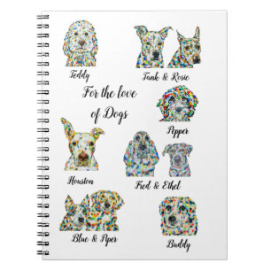 Cuaderno Portátil para perros de 6,50" x 8,75"