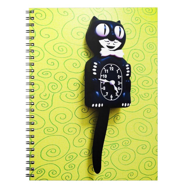 Cuaderno Portátil para reloj de gato de kit antiguo (Frente)