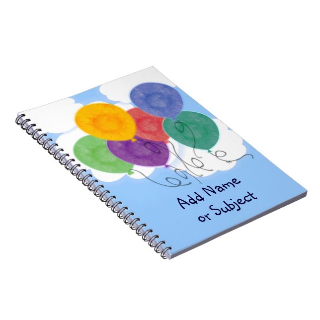 Cuaderno Portátil para temas de globos (Lado Derecho)