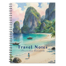 Cuaderno Portátil para viajes personalizados en Filipinas -