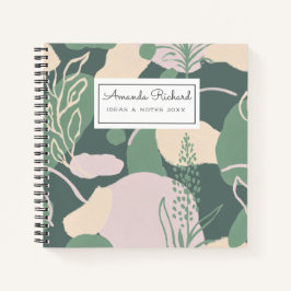 Cuaderno Portátil Pastel abstracto geométrico