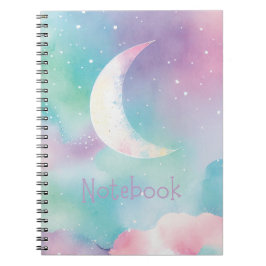Cuaderno Portátil Pastel Moon