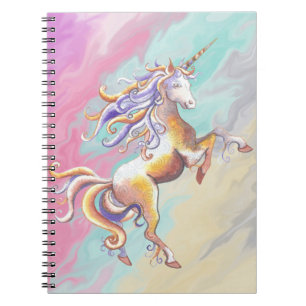 Cuaderno Portátil Pastel Unicorn