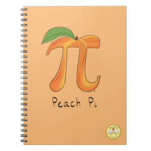 Cuaderno Portátil Peach Pi Cute Math Pi Day