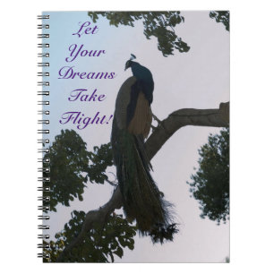 Cuaderno Portátil Peacock Dreams