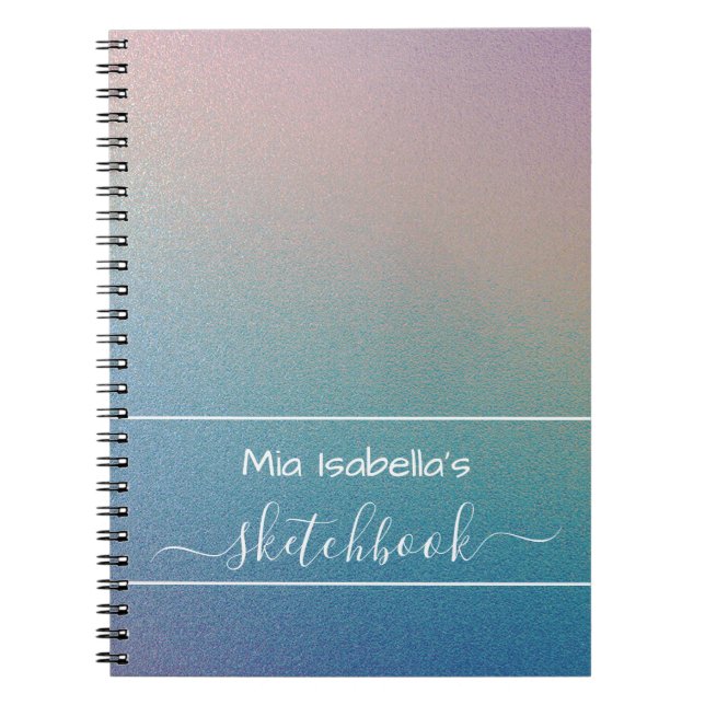 Cuaderno Portátil Pearly Shimmer (Frente)