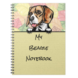 Cuaderno Portátil Peeking Cute Beagle