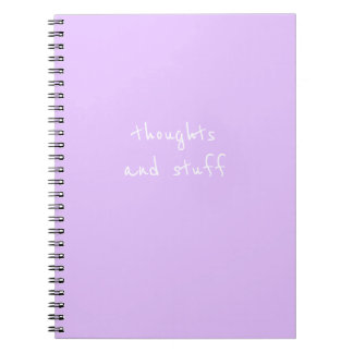 Cuaderno Portátil - pensamientos y cosas
