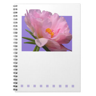 Cuaderno Portátil Peony Rosa