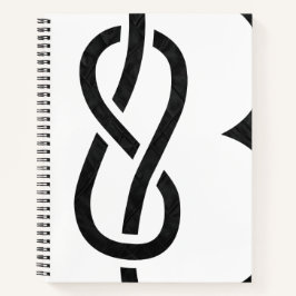 Cuaderno Portátil personalizado - blanco y negro 2