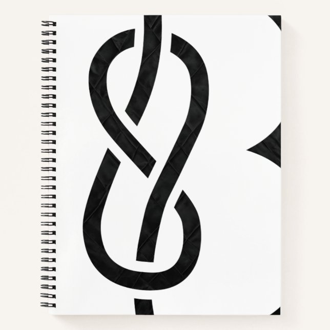 Cuaderno Portátil personalizado - blanco y negro 2 (Anverso)