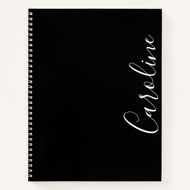 Cuaderno Portátil personalizado, bloc de notas de nombres (Anverso)