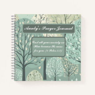 Cuaderno Portátil personalizado - Bosque verde Pastel