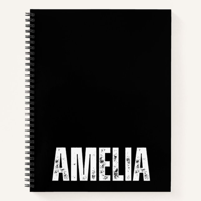 Cuaderno Portátil personalizado con Amelia (Anverso)