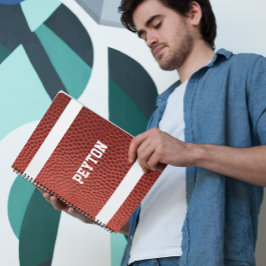 Cuaderno Portátil personalizado con aspecto de fútbol