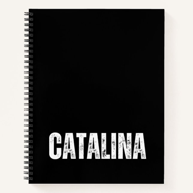 Cuaderno Portátil personalizado con catalina (Anverso)