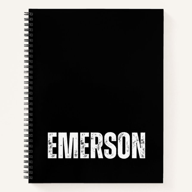 Cuaderno Portátil personalizado con Emerson (Anverso)