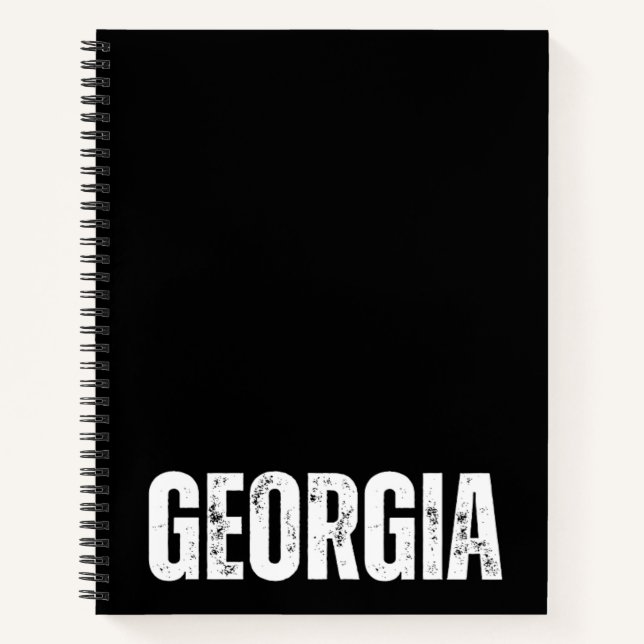 Cuaderno Portátil personalizado con Georgia (Anverso)