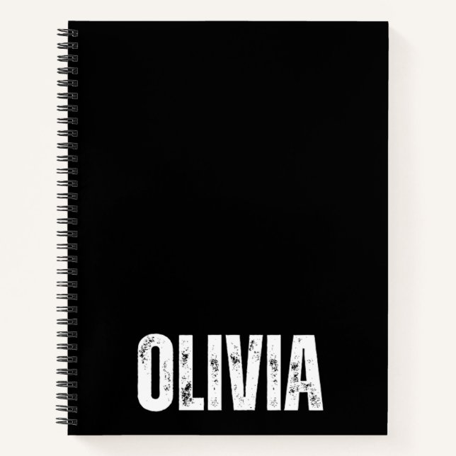 Cuaderno Portátil personalizado con Olivia (Anverso)