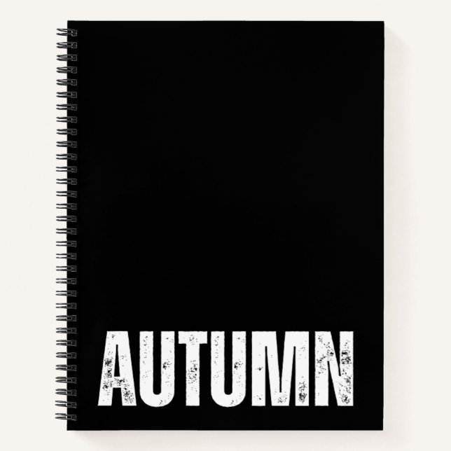 Cuaderno Portátil personalizado con otoño (Anverso)