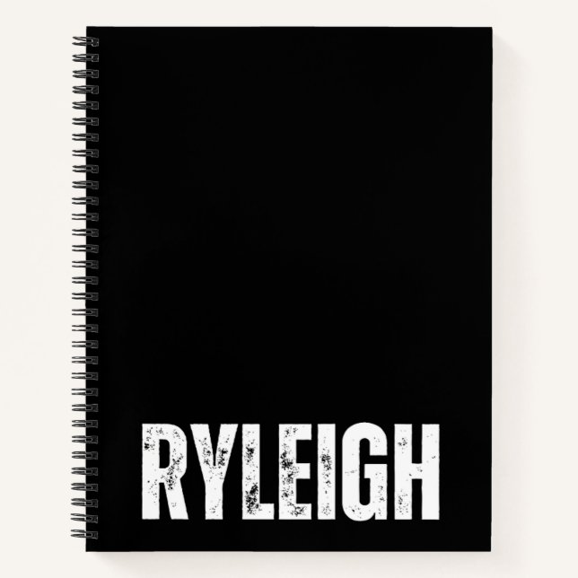 Cuaderno Portátil personalizado con Ryleigh (Anverso)