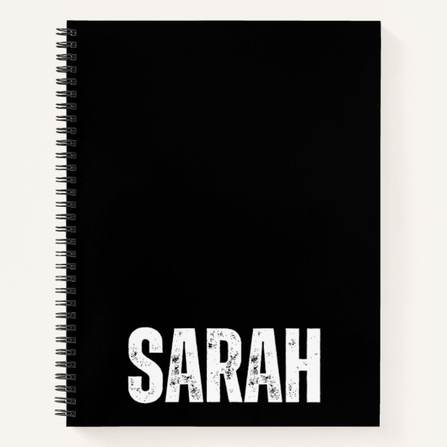 Cuaderno Portátil personalizado con Sarah (Anverso)