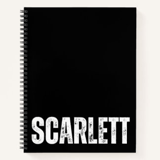 Cuaderno Portátil personalizado con Scarlett