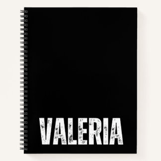 Cuaderno Portátil personalizado con Valeria