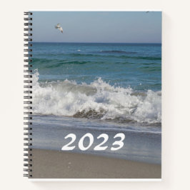 Cuaderno Portátil personalizado de 8,5" x 11" con capa mari