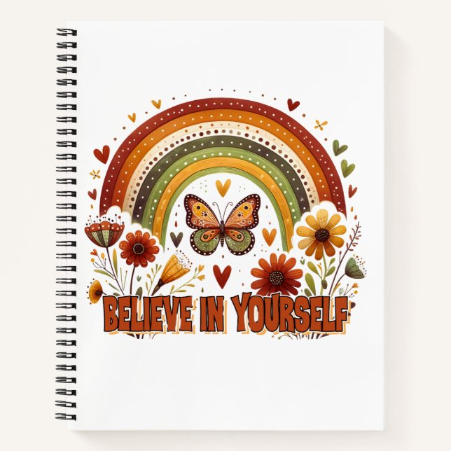 Cuaderno Portátil personalizado de 8,5" x 11" en espiral (Anverso)