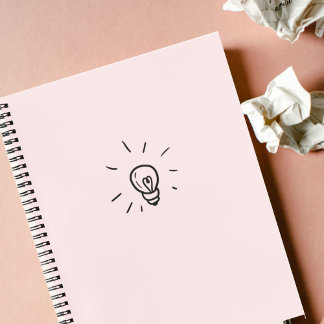 Cuaderno Portátil personalizado de 8,5" x 11" en espiral