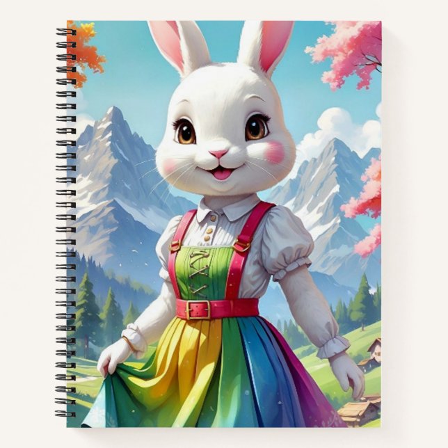 Cuaderno Portátil personalizado de 8,5" x 11" en espiral (Anverso)