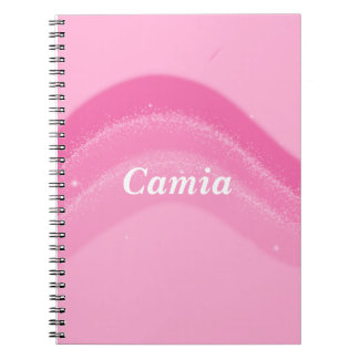 Cuaderno Portátil personalizado de bonito y rosa