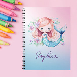 Cuaderno Portátil personalizado de Chicas de sirena cutánea