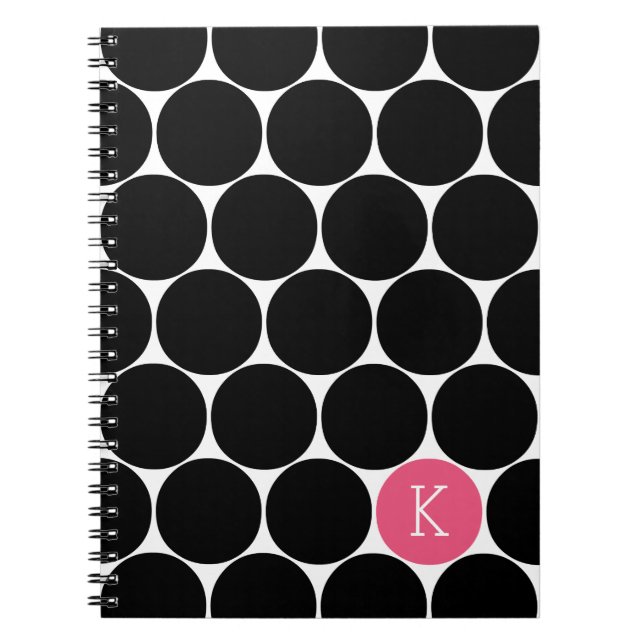Cuaderno Portátil Personalizado de círculo monográfico (Frente)