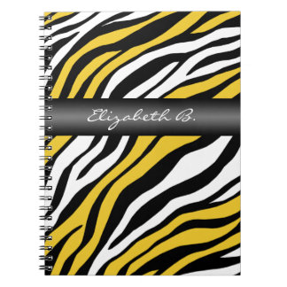 Cuaderno Portátil personalizado de combinación amarilla de 